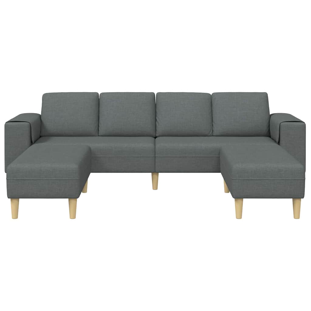Sofa Set Dark grey Fabric
